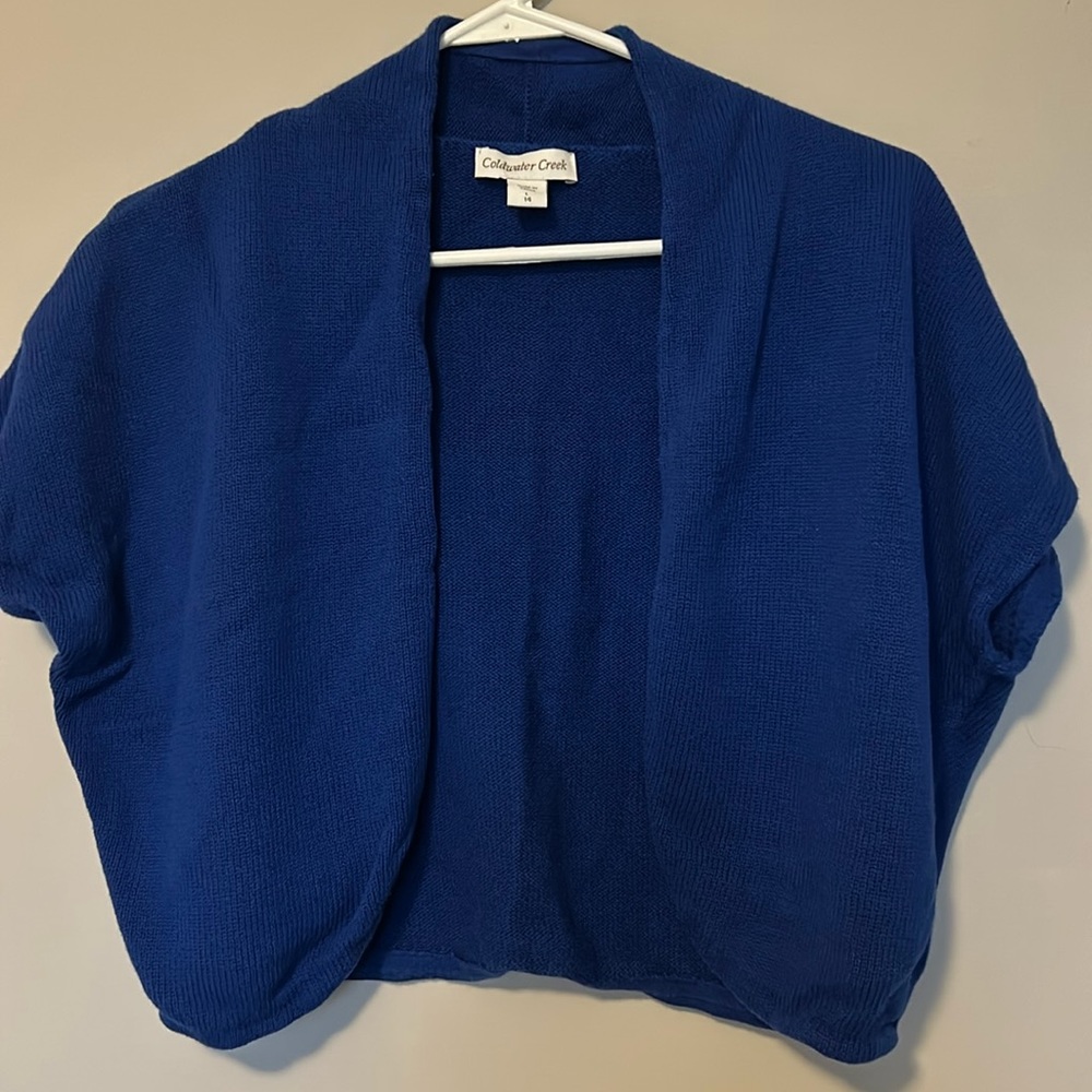 Coldwater Creek Cropped cardigan shrug